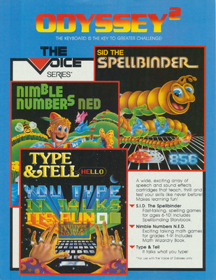 Odyssey2 The Voice Series Sales Flyer